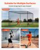 Baseball Batting Cage, 12700 X 3900 X 3080mm Freestanding Portable Batting Cage, Hitting Cages with 30-Ply Knotted HDPE & Carabiner Hooks, Battings