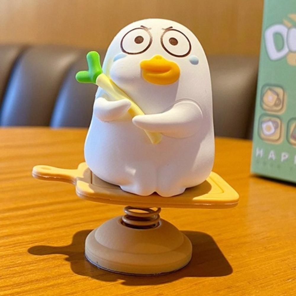 Funny Little Liu Duck Car Decoration Collection Car Bobblehead Figure  Office Desk