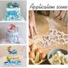 SUPERFINDINGS 8 Styles Plastic Cookie Cutters Ocean Cookie Cutters Polymer Clay Cutters Marine Animal Clay Cutter White Marine Life Cookies Fondant