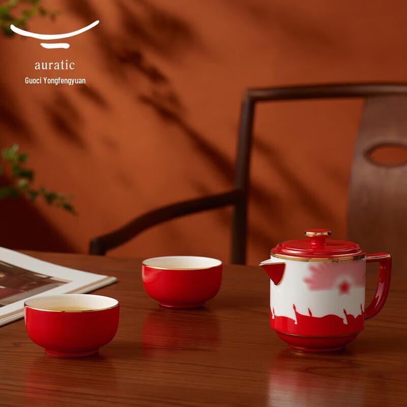 Yongfengyuan Victory Ceramic Travel Tea Set