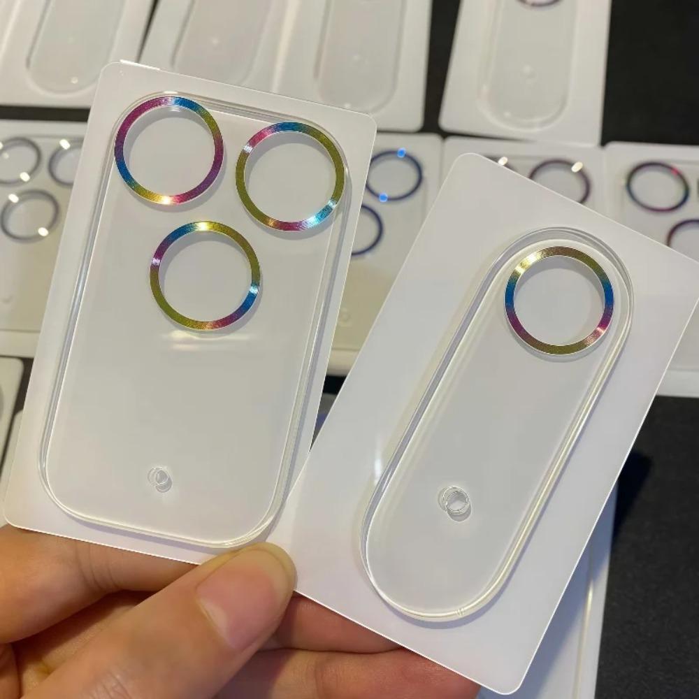9H HD Colorful Ring Clear Camera Tempered Glass for IPhone 17 Pro Max / 17 Air / 17Pro Ultra Clarity Lens Protector Screen Anti-scratch Accessaries