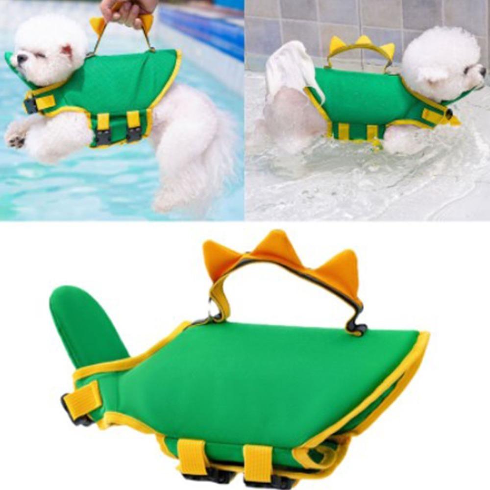Thickened Dog Swimming Vest Animal Shaped Dog Swim Suit Pet Water Life Vest Beach Activity