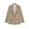 Spring New Women's Clothing French Style Commute Style Easiest for Match with Padded Shoulder Straight-leg Lapel Suit Outwear 2023105
