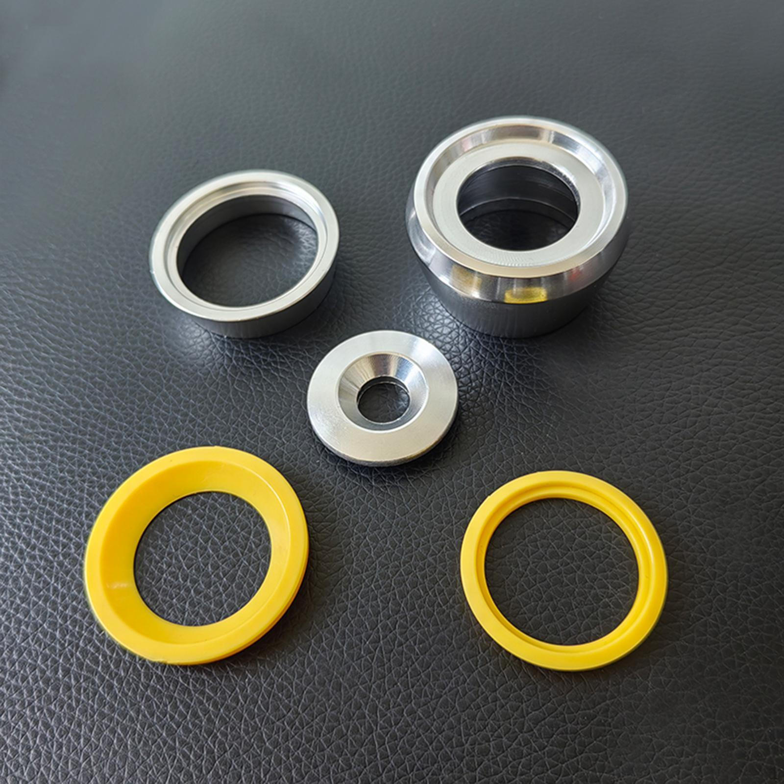 Fitness Equipment Handle End Cap Tube Seal Decor DIY Supplies Handlebar Grip for Yellow Ring