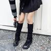 Y2K Harajuku Japanese Lolita Style Leg Warmers for Women Ankle Warmer Gothic Long Socks Knitted Cosplay Heap Heap Socks