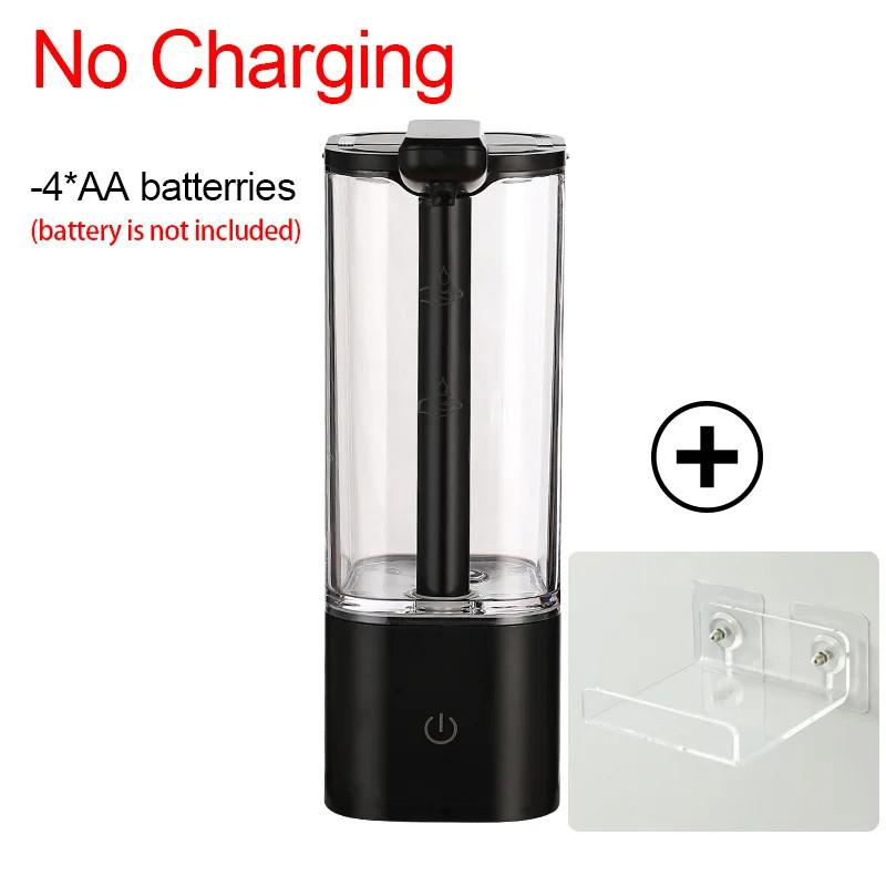 550ml Großvolumiger Küchen Automatischer Flüssigseifenspender USB Wiederaufladbar/Batterie Berührungsloser Handdesinfektionsmittelspender