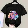 K-POP Demon Hunter Girl Group Unisex Cotton T-Shirt - Kids' Summer Short Sleeve Round Neck Top