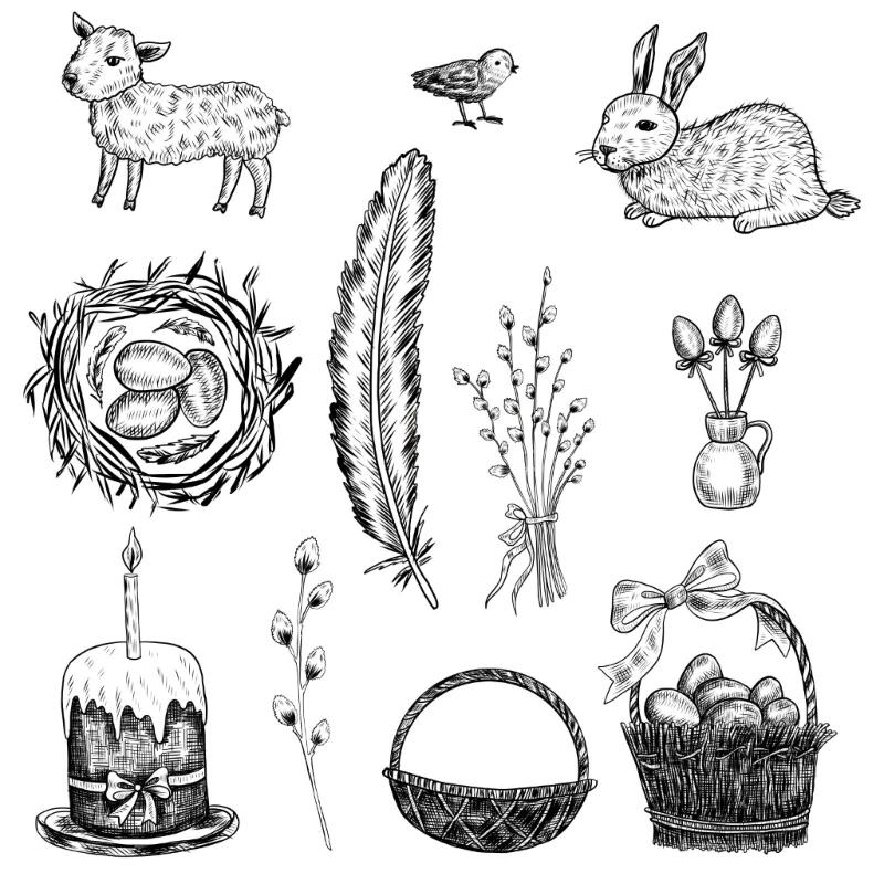 Animal Clear Silicone Stamp for DIY Invitation Card Scrapbooking Paper Craft Rubber Stamp Handmade Journaling Supplies