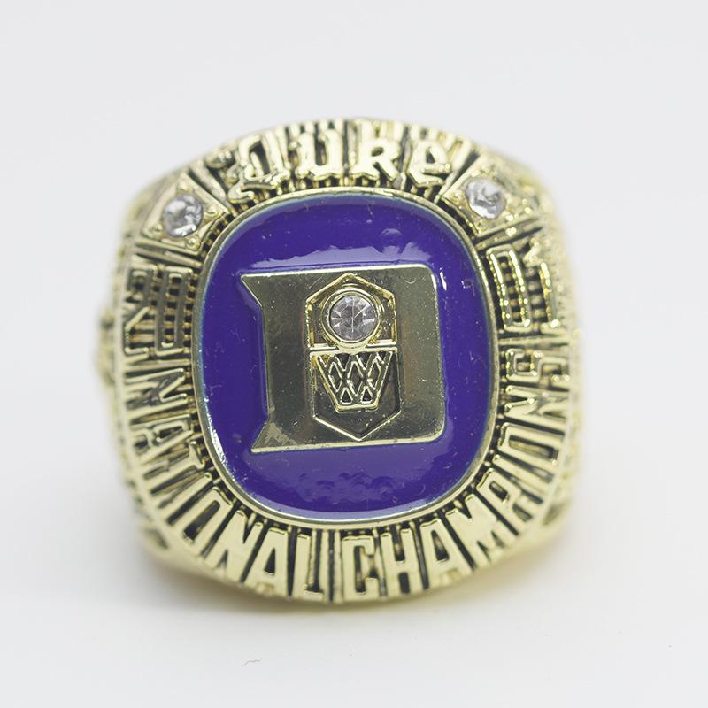 2001 Duke Blue Devils NCAA Basketball Championship Ring Size 11