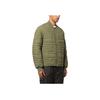 Y-3 Quilted Baseball Collar Straight Hem Zipper Pilot Jacket Men Jackets Olive-Green HT4478