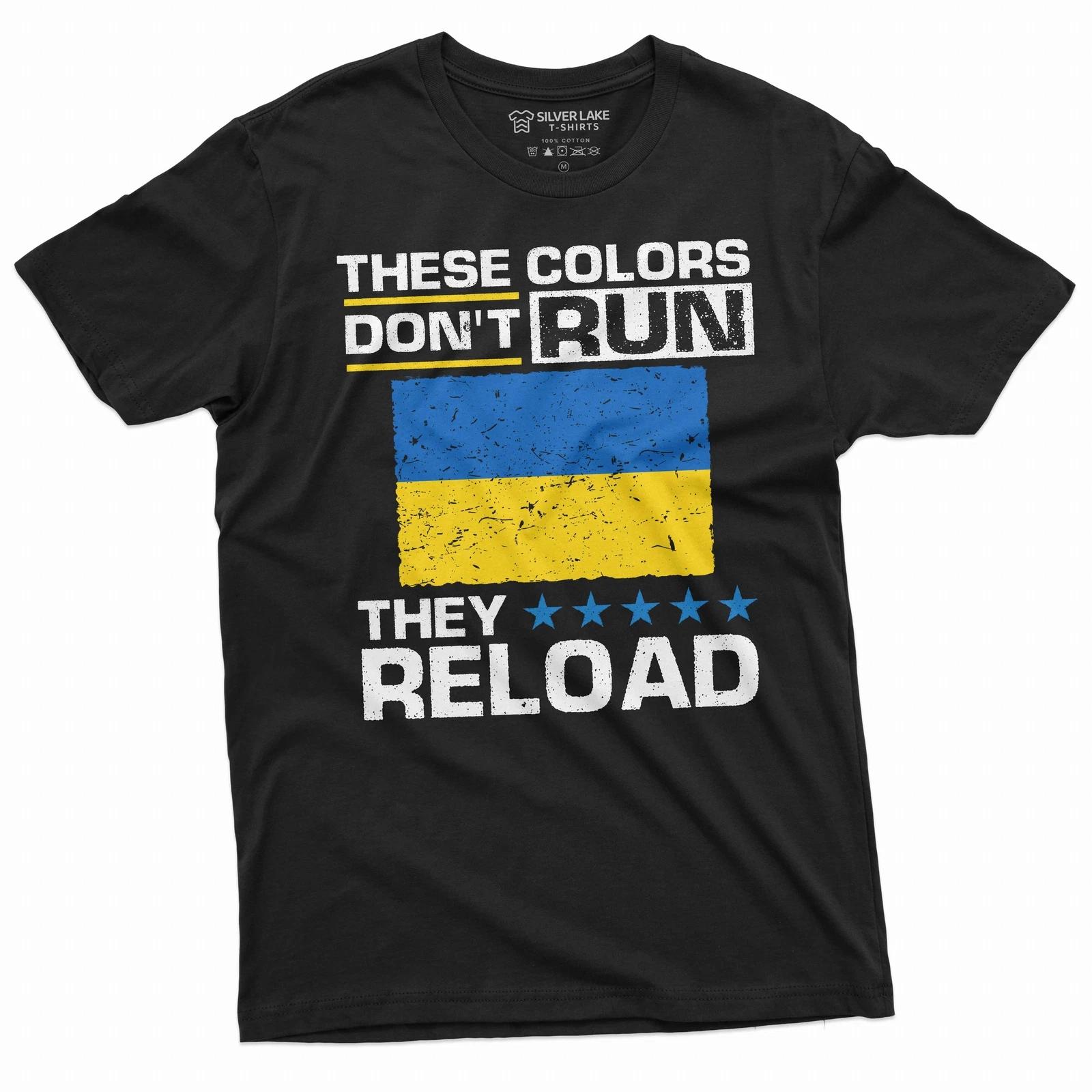Men s Ukraine These colors dont run shirt Ukrainian patriotic flag trident shirt XXXXL