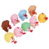 9pcs Animals Stress Relief Toy Tongue Sticking Out Slow Rebound Cut Squeeze Anxiety Relief Toys for