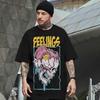 New Men's T-Shirt 3d Horror Pattern Printed T-Shirt For Men Street Hip-Hop Oversized Loose Tops Quick Drying Short Sleeved Tees