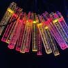 20/50/100LED Solar Powered Outdoor Waterproof Square Bubble Wand String Lights Lawn Lights Garden Scenery Atmosphere Lights Garden Decoration