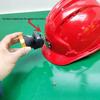 Rechargeable Safety Helmet with Integrated Light and Lock