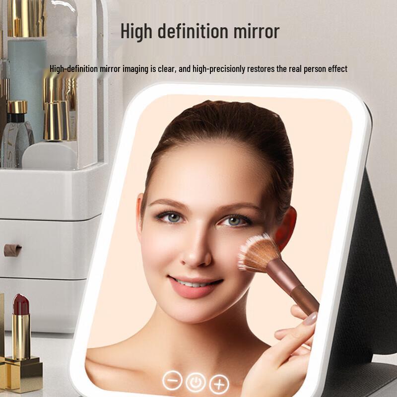Smart Adjustable LED Desktop Makeup Mirror