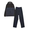 Prono Lightweight Stretch Rain Top and Bottom Rainwear for and Rainy Season Suit, Set, PR-2531, Navy, Large, Waterproof, Breathable, Water-Repellent,