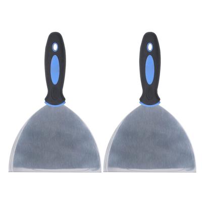 2 Pezzi Strumenti Raschietto Stucco Set Spatole in Acciaio Inossidabile per Riparare Muro a Secco Applicare Gesso