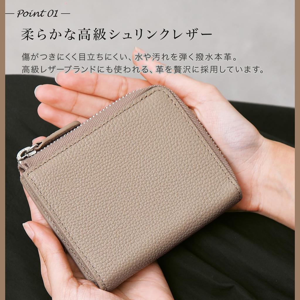 BLUE SINCERE Mini Genuine Large Bifold Small Skimming Protection HW8 Women's Wallet, Leather, Capacity, Box-Shaped, Wallet, Slim, Wallet, / (Royal