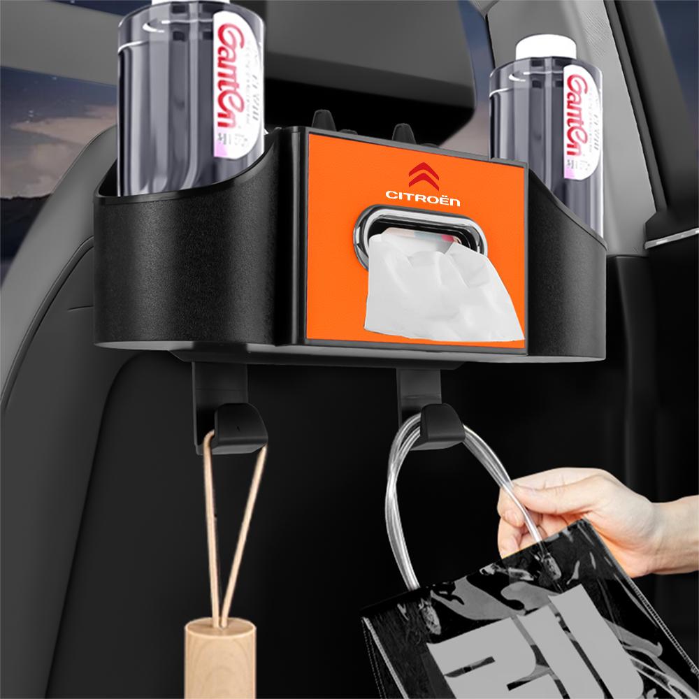 Car Tissue Box Storage Bag Auto Interior Accessories For Citroen C4 Picasso Xsara C5 Aircross Cactus C1 C2 C3 C6 Berlingo Jumpy