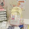 Schoolbag1011 New dopamine schoolbag for junior high school students High value backpack Large capacity casual versatile backpack