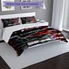 Resident Evil Characters Design Bed Bedding Set 1 Duvet Cover + 2 Pillowcases Soft Breathable Household Bed Linens