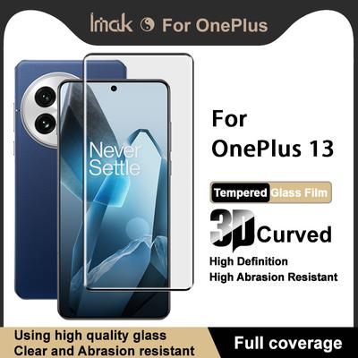 For OnePlus 13 5G Glass IMAK 3D Curved Full Screen Tempered Glass Film