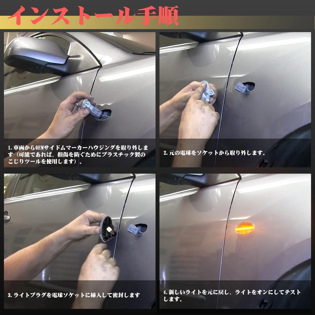 GemPro LED Side Marker, Compatible with Mazda, LW Series, LY, MPV, BK, BL Series,