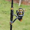 Fishing Rod Reel Combos Telescopic Fishing Pole Spinning Reel Travel Saltwater Freshwater Fishing