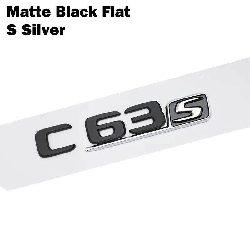 Auto-Tuning Für Mercedes Benz AMG C-Klasse W204 W205 C63 C63S Buchstabenlogo 3D ABS Aufkleber Auto Heckklappe Emblem Namensschild Aufkleber