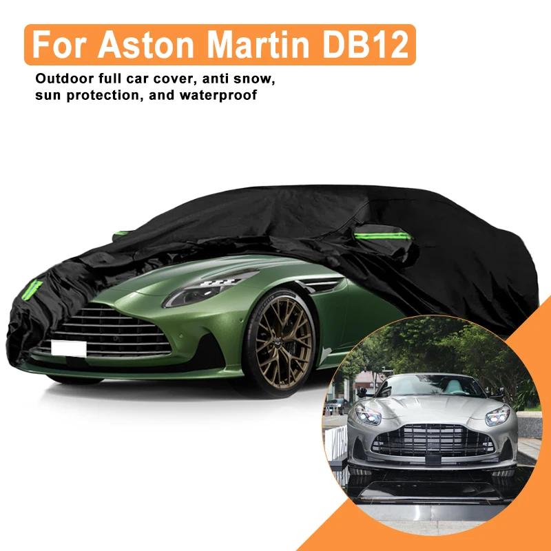 Full Car Cover for Aston Martin DB12 Outdoor Use - Waterproof Snowproof Sunshade, Winter & Summer Auto Protection Accessories