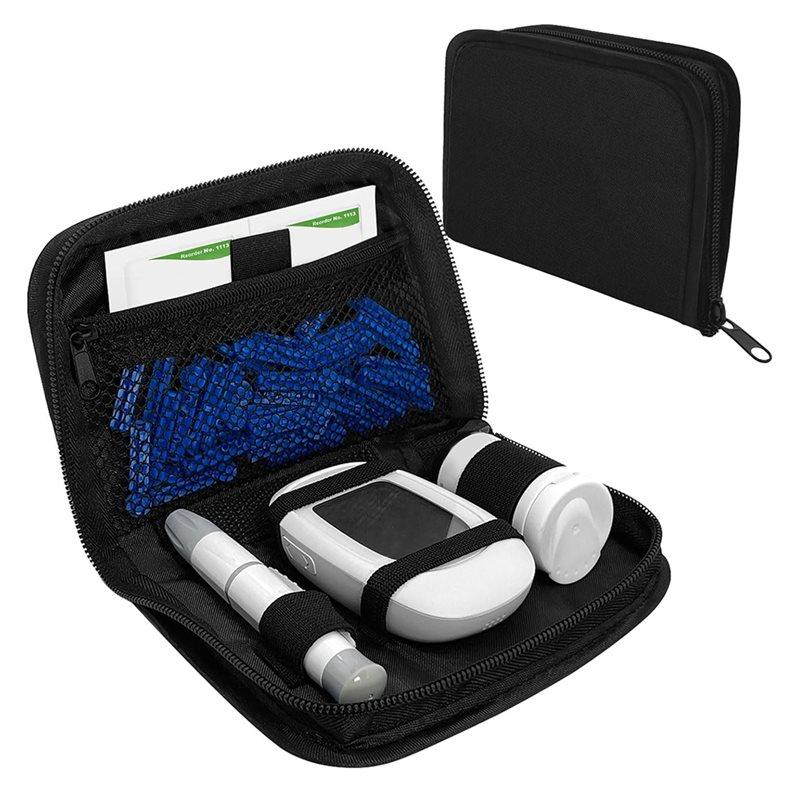 Fresh Carrying Case For Diabetic Organizers, Diabetes Supplies Storage Bag, Blood Glucose Meter Case, Testing Kit Organizer