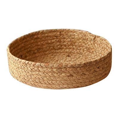 Woven Storage Basket Cloth Lining Rectangular Decorative Organizer Bins for Clothes Toy