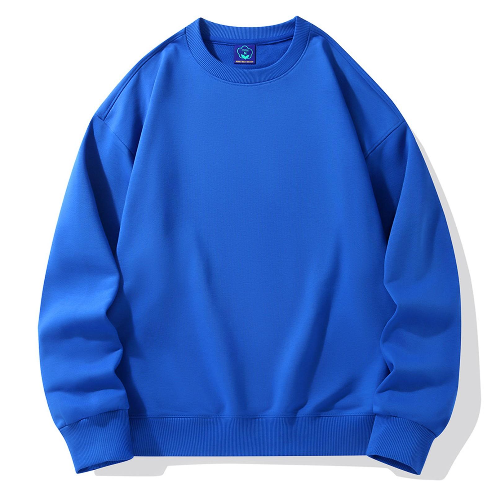 

Весенний и осенний пуловер с круглым вырезом, спортивный свитер, мужской верхний свитер L