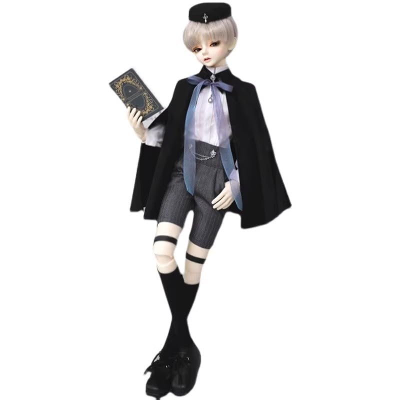 

HAMRETHYPPZ BJD Кукла на шарнирах Платье Куклы Костюм Куклы Одежда горничной Кукла на шарнирах Наряжать Школьные Костюмы детектива и Тело Не Черный 1/4 1/6 чёрный