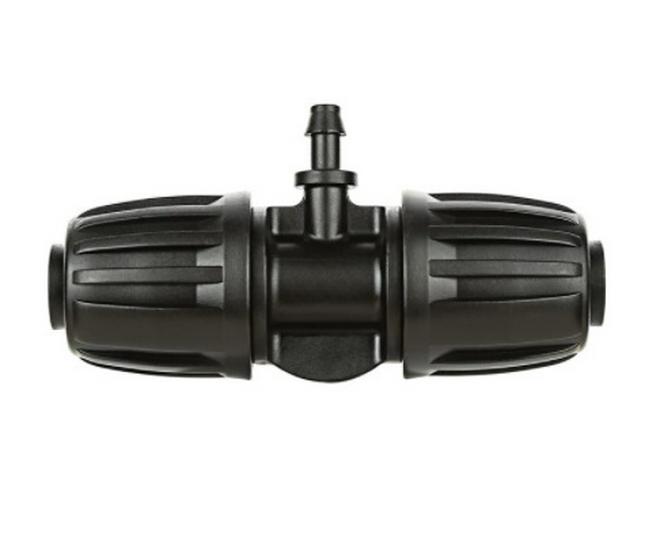 16mm PE Pipe Water-Saving Irrigation Fittings: 4-Point Hose, Valve, Reducing Tee, Six-Way Plug, Elbow Connector