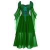 GMXIA Halloween Witch Strappy Swing Dresses