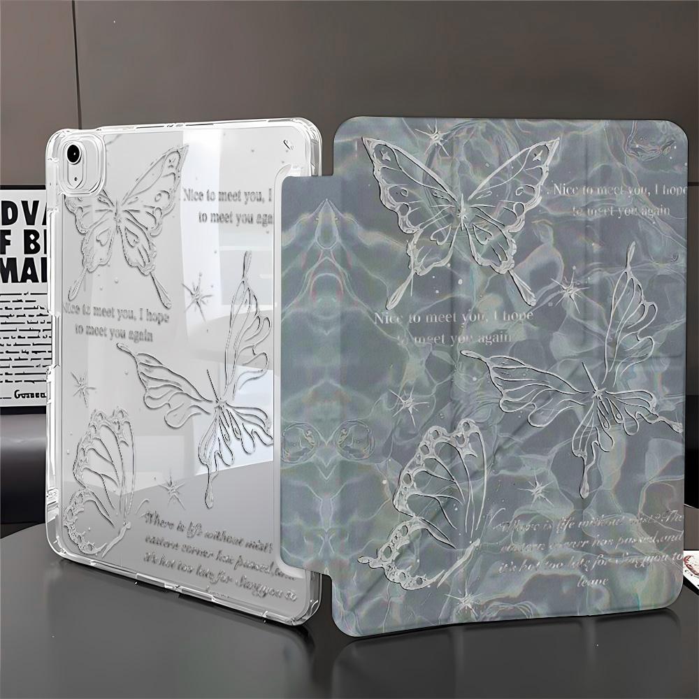 Para iPad Pro 11 12.9 13 Pulgadas M2 M3 2025 A16 11ª 10ª Generación 10.9 Air 5 4 9ª 8ª 7ª 10.2 Mini 6 Funda Inteligente con Soporte para Lápiz