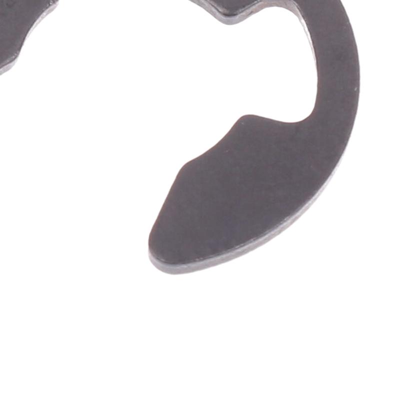 120ks Sada černých nerezových pojistných kroužků Snap Ring E-Clip Podložka Sortiment Pro upevnění hřídele M1.5-M10