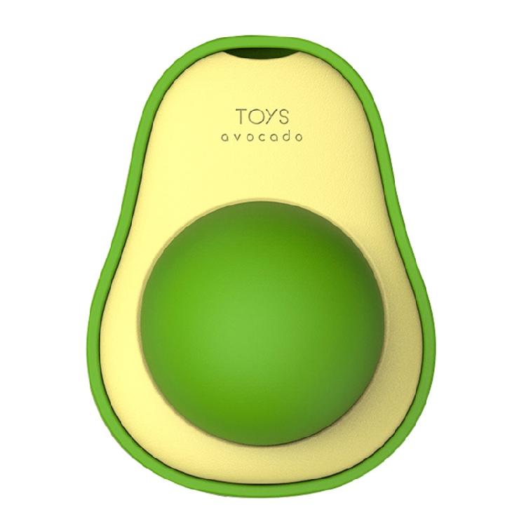

Catnip Wall Ball Avocado-shaped Treats Toys Kitten Playing Chewing Cleaning 1