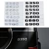 ABS Car Body Sticker Badge Exterior for Mercedes Benz G700 G880 G800 G900 G500 G550 G350 Letters Rear Trunk Emblem Decoration