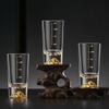 50ml/100ml Luxury Golden Mountain Wine Glass Crystal Gold Foil Glass Cup Spirits Cup Classic Brandy Glasses Drink Kawaii Cups
