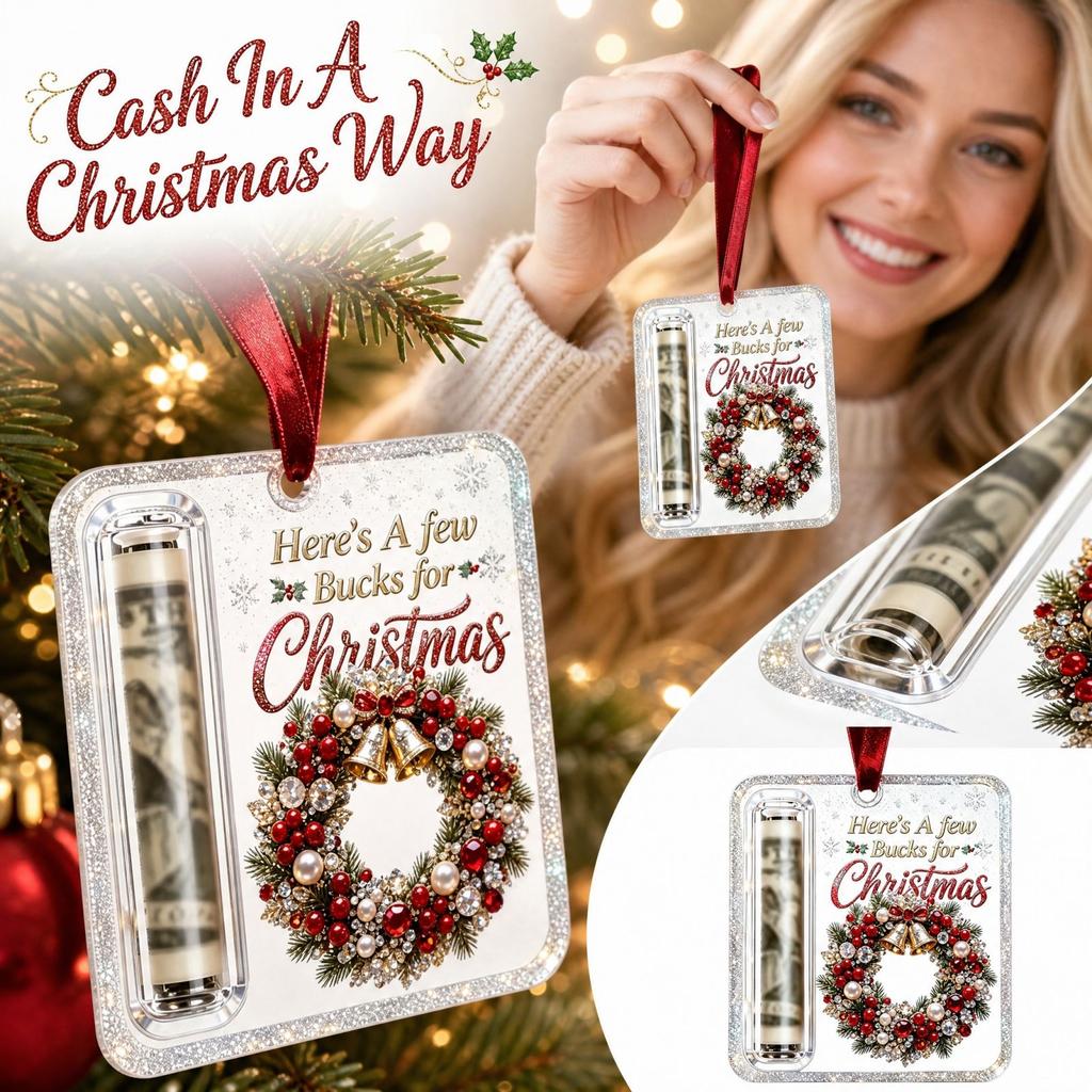 Christmas Tree Ornament Holder Gift, Creative Holiday Hanging Decoration for Family