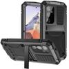 Mecha Style Sports Magnetic TPU+PC Waterproof Dustproof Shockproof Card Holder Phone Case for S25 5G