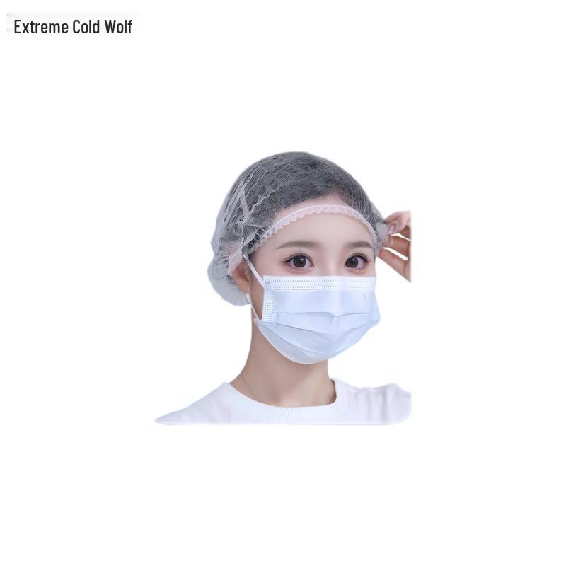 Jihanlang Unisex Disposable Non-Woven White Work Cap
