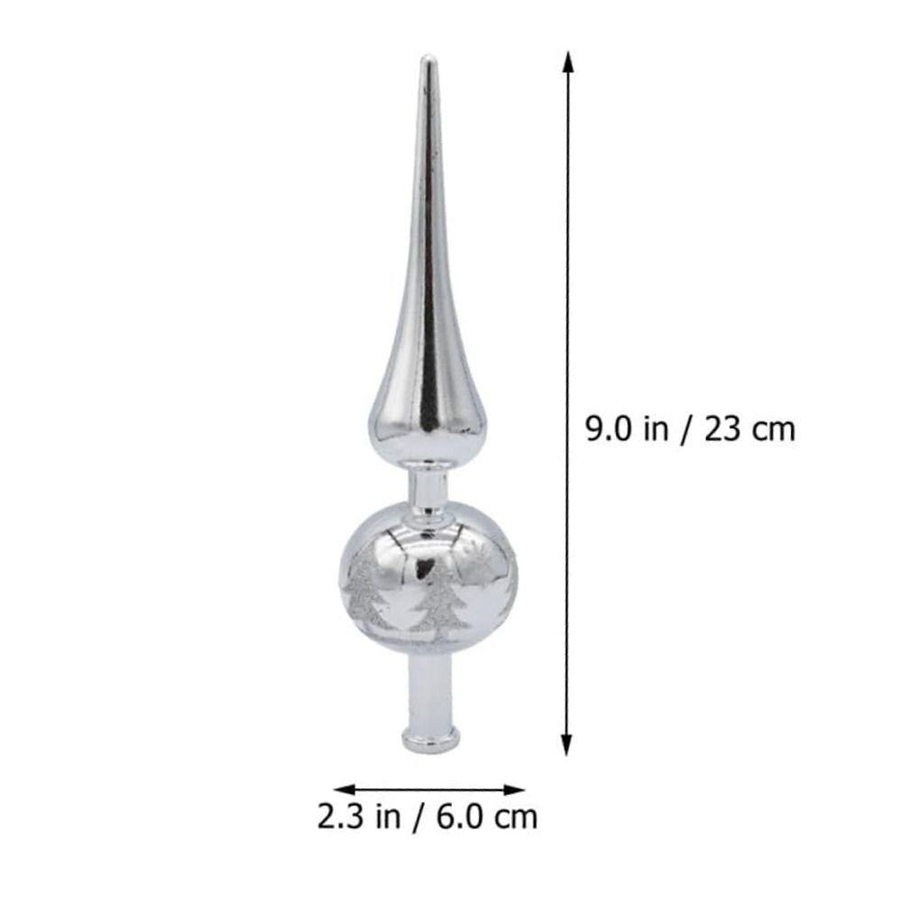 Gourd Christmas Tree Topper Home Decoration Plastic  Decorate Spherical  Christmas