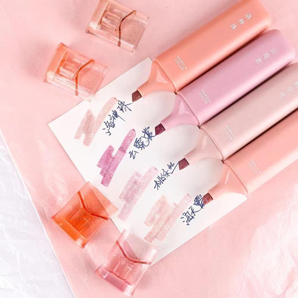 

4 Цвета/Набор Пастельные Хайлайтеры Флуоресцентные Цветные Маркеры Ручки Глиттерные Хайлайтеры Ручки Офис A