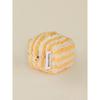 Aube Nuit Obnuit Wool Cube Pouch Keyring Stripe_Yellow S (Keyring Can Be Added)