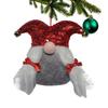 Gnome Christmas Ornaments Scandinavian Tomte Faceless Dwarf Stuffed Plush 11cm/4.3inch Handmade Swedish Nisse Rustic Faceless