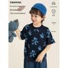 Boy's Cartoon Bear Print T-Shirt